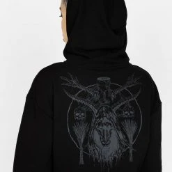 DDS1 GABHAR ZIP UP CROP HOODY