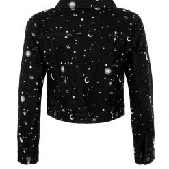 DEN1 CELESTIAL EMBROIDERED DENIM JACKET 25 DEN1 CELESTIAL EMBROIDERED DENIM JACKET