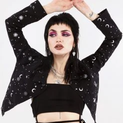 DEN1 CELESTIAL EMBROIDERED DENIM JACKET 22 DEN1 CELESTIAL EMBROIDERED DENIM JACKET