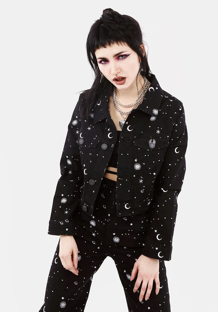 DEN1 CELESTIAL EMBROIDERED DENIM JACKET 9 DEN1 CELESTIAL EMBROIDERED DENIM JACKET