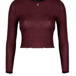 DES1 Clothing MUNDI LONG SLEEVE CROP TOP
