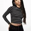 DMT1 Clothing SLASH 90S STRIPE CROP TOP 2 DMT1 Clothing SLASH 90S STRIPE CROP TOP
