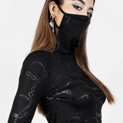 DMT1 FORTUNE FACE MASK TOP Clothing