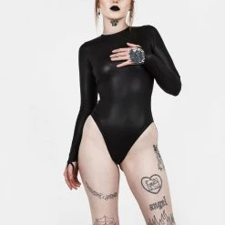 DMT1 CONFIDENTIAL SCOOP BACK BODYSUIT