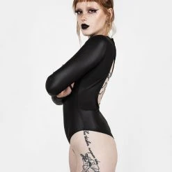 DMT1 CONFIDENTIAL SCOOP BACK BODYSUIT