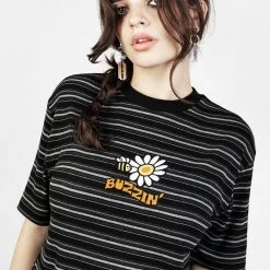 DMT1 Buzzin Stripe Tee Dress