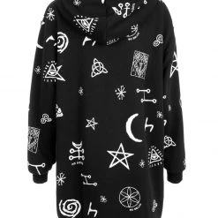 JB1 Women ABOVE BELOW SLOUCHY HOODIE