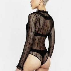 DMT1 Solemn Ruffle Bodysuit Clothing