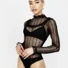DMT1 Solemn Ruffle Bodysuit Clothing