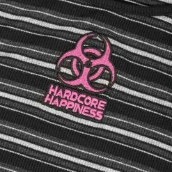 DMT1 Hardcore Stripe Crop Vest Women