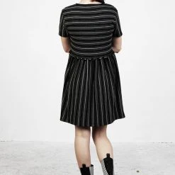DMT1 Space Cakes Stripe Mini Dress Women