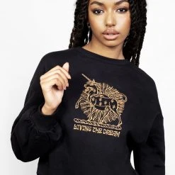 DMT1 Sundream Oversized Balloon Sleeve Sweater