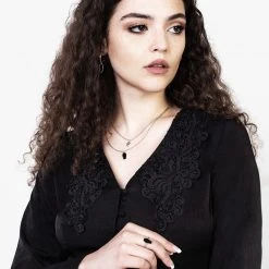 JB1 Clothing BROODING BUTTON DOWN MINI DRESS