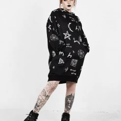 JB1 Women ABOVE BELOW SLOUCHY HOODIE