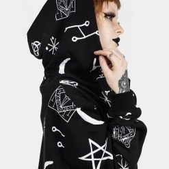 JB1 Women ABOVE BELOW SLOUCHY HOODIE