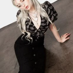 LVT1 Women CABERNET SUEDE MIDI SKIRT