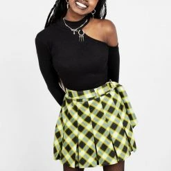 LVT1 Clothing NOCTURA CHECK SKORT