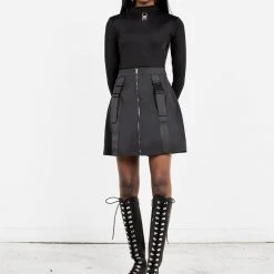 LVT1 Lori A-Line Cargo Skirt Clothing