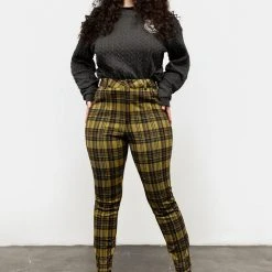 LVT1 Albertine Skinny Check Trousers
