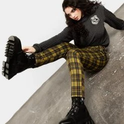 LVT1 Albertine Skinny Check Trousers