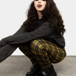 LVT1 Albertine Skinny Check Trousers