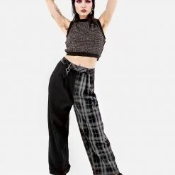 LVT1 Coming Soon SUNNYDALE CHECK TAILORED TROUSERS