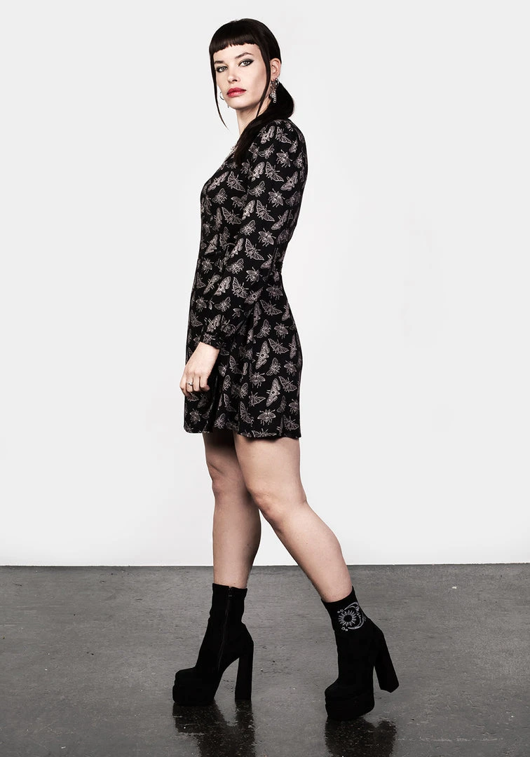 LVT1 MORTMOTH WRAP MINI DRESS Coming Soon 5 LVT1 MORTMOTH WRAP MINI DRESS Coming Soon