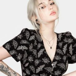 LVT1 MORTMOTH SHORT SLEEVE MIDI DRESS