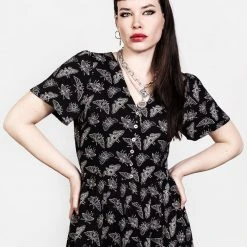 LVT1 MORTMOTH SHORT SLEEVE MIDI DRESS