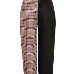 LVT1 LOVEBUZZ SPLICED CROP TROUSERS