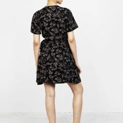 LVT1 Poisonous Plants Wrap Mini Dress Coming Soon