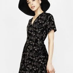 LVT1 Poisonous Plants Wrap Mini Dress Coming Soon