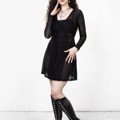 LVT1 AMORE SHEER WRAP DRESS Clothing