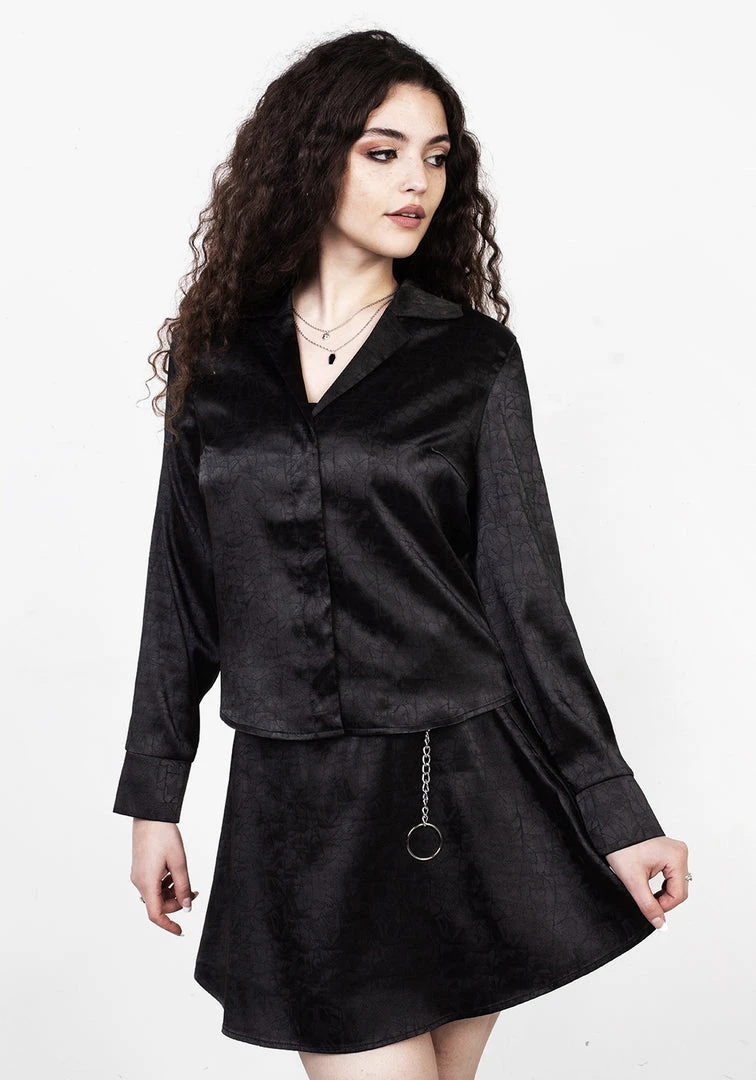 LVT1 CATHEDRA SATIN JACQUARD SHIRT 9 LVT1 CATHEDRA SATIN JACQUARD SHIRT