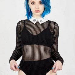 MET1 DIONYSUS CONTRAST COLLAR BODY Clothing