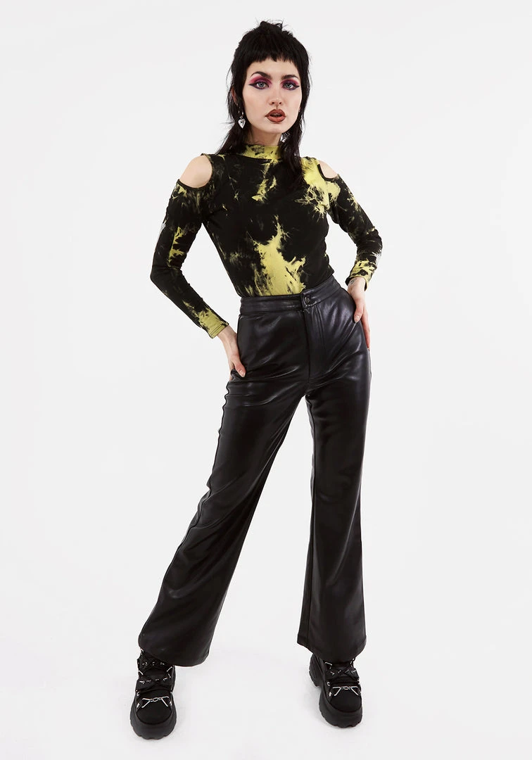 MET1 SCHOLOMANCE COLD SHOULDER TIE DYE BODY Clothing 3 MET1 SCHOLOMANCE COLD SHOULDER TIE DYE BODY Clothing