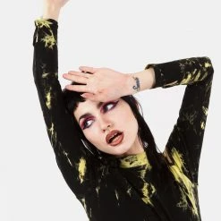 MET1 SCHOLOMANCE COLD SHOULDER TIE DYE BODY Clothing 11 MET1 SCHOLOMANCE COLD SHOULDER TIE DYE BODY Clothing