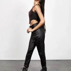 MET1 Clothing BITEFEST COATED SKINNY TROUSER