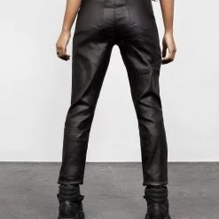 MET1 Clothing BITEFEST COATED SKINNY TROUSER