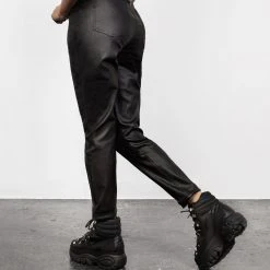 MET1 Clothing BITEFEST COATED SKINNY TROUSER