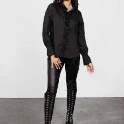 MET1 Clothing BITEFEST COATED SKINNY TROUSER