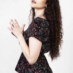 MET1 ROSETEARS FRILL PEPLUM MIDI DRESS 16 MET1 ROSETEARS FRILL PEPLUM MIDI DRESS