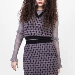 MET1 CLOWNTEARS MINI SKIRT