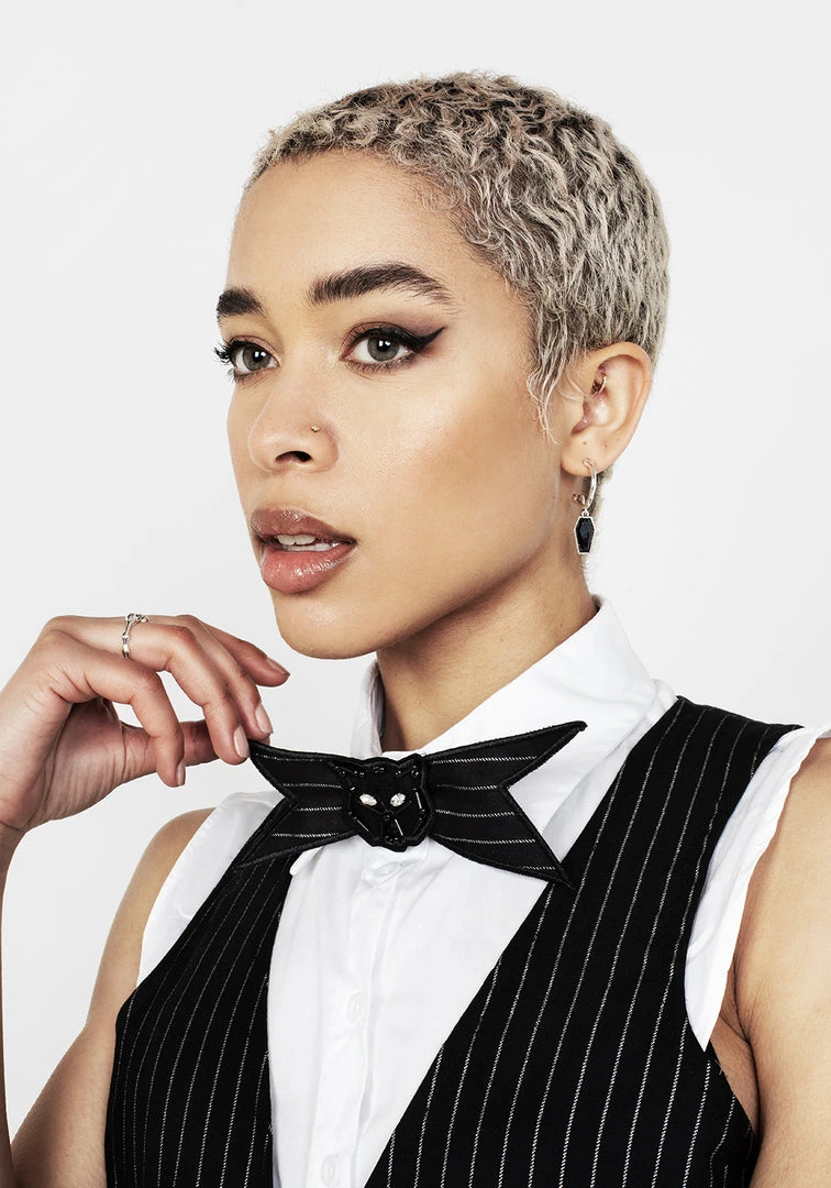 MET1 Women NIGHTMARE CAT BOW TIE 4 MET1 Women NIGHTMARE CAT BOW TIE