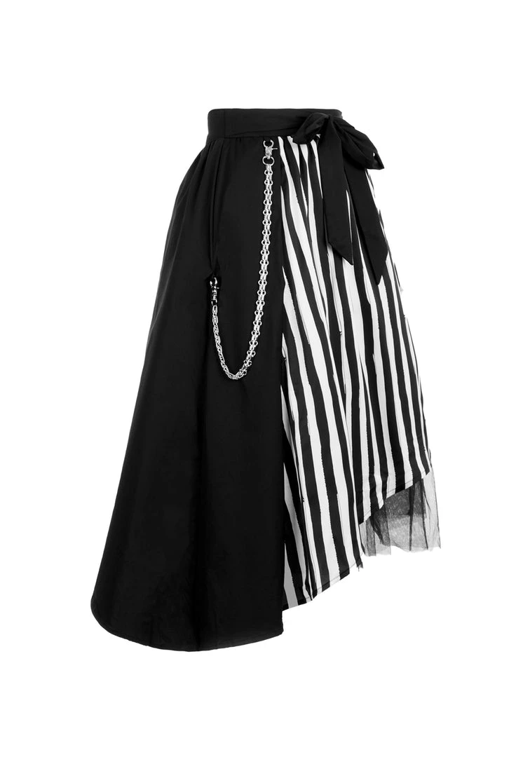 MET1 PARANORMAL ASYMMETRIC MIDI SKIRT 12 MET1 PARANORMAL ASYMMETRIC MIDI SKIRT