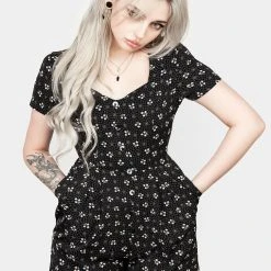 MET1 SANFRAN BUTTON UP PLAYSUIT Women