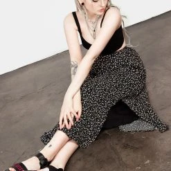 MET1 VALLEY MIDI SKIRT WITH SPLIT Women