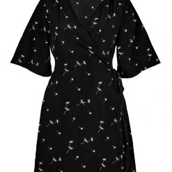 MET1 Blithe Kimono Wrap Mini Dress