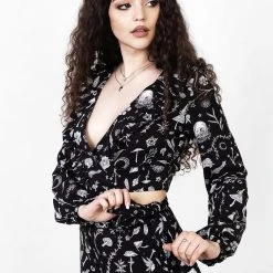 MET1 HEDGEWITCH WRAP TOP Women