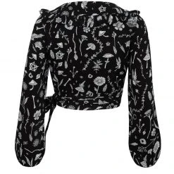 MET1 HEDGEWITCH WRAP TOP Women